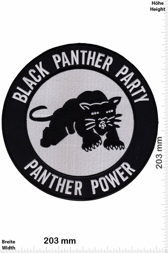 Back Panther Black Panther Party - Panther Power -20 cm