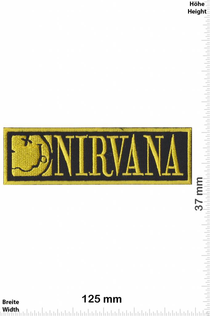 Nirvana Nirvana - Smiley - long - black/gold