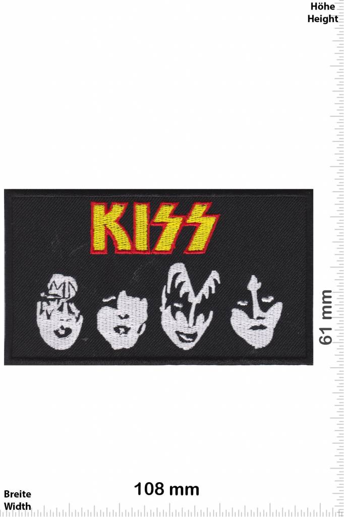 Kiss Kiss - Heads - Köpfe - silver gold