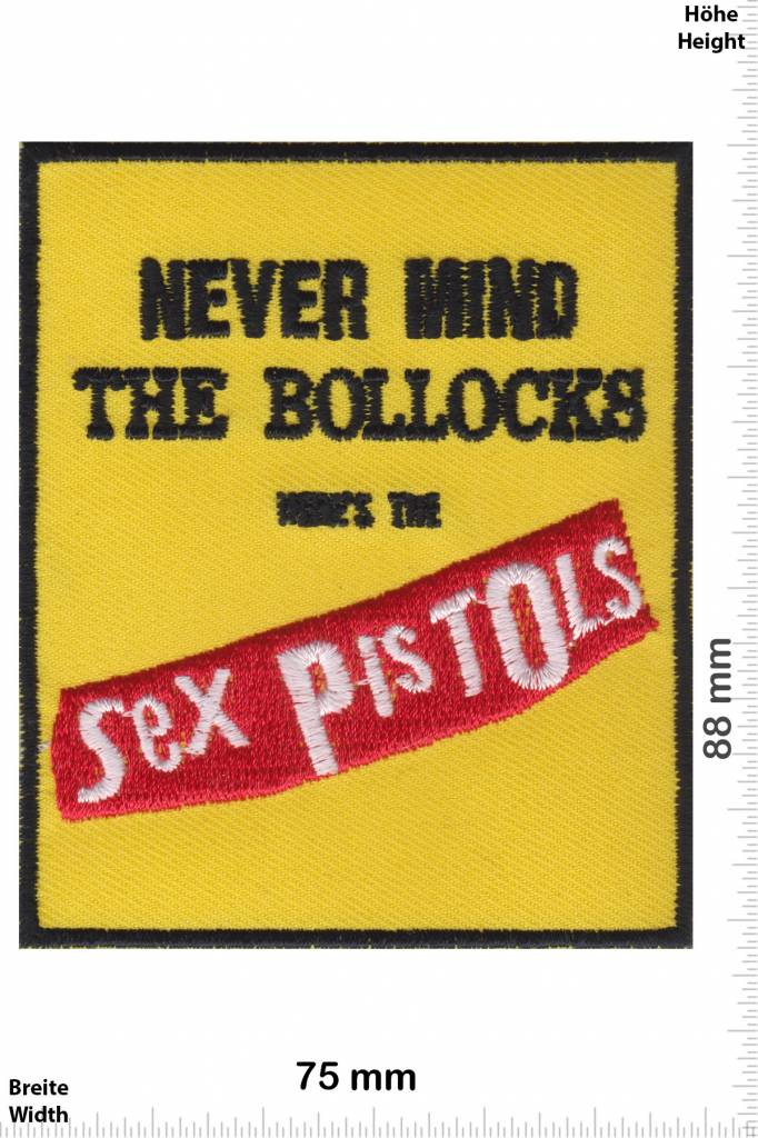 Musik Fanbekleidung Accessoires Halle 15 Clothes Sex Pistols Nevermind The Bollocks Aufnäher Sex