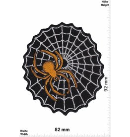 Spinne Gold Spinne mit Netz