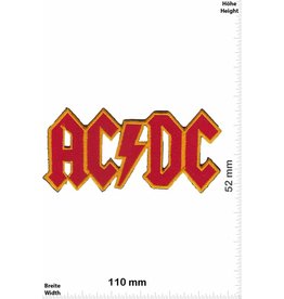 AC DC ACDC -red gold - AC DC