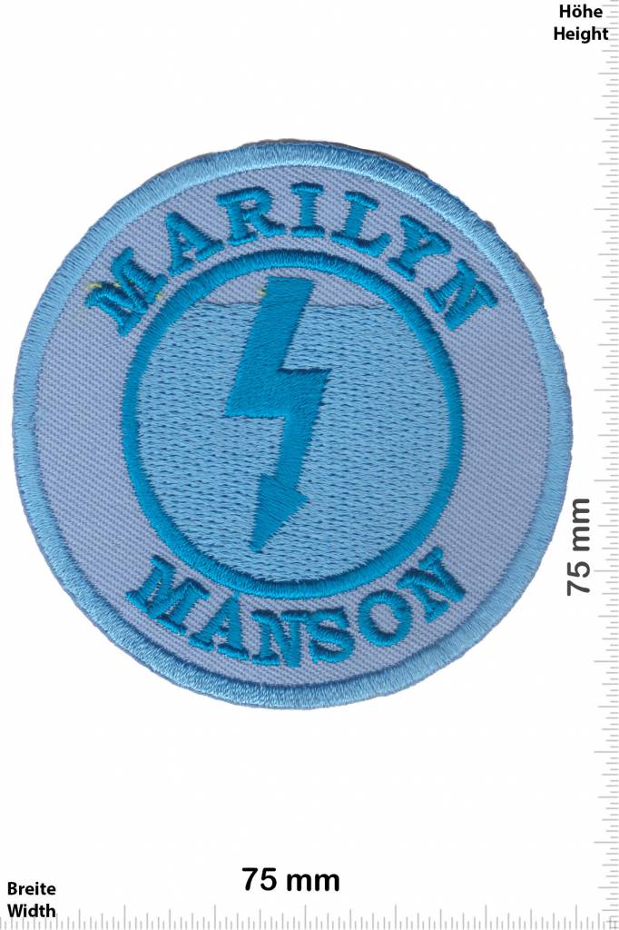 Marilyn Manson Marilyn Manson - round - blue
