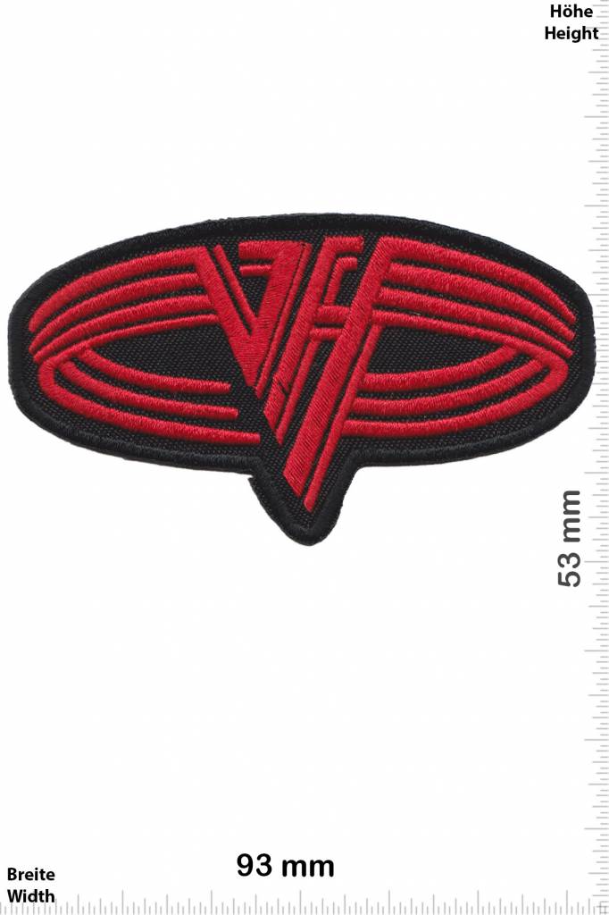 Van Halen Van Halen - rot oval  -Hard-Rock-Band