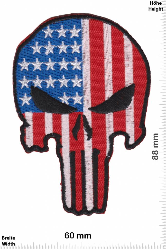 Punisher - Patch - Back Patches - Patch Keychains Stickers - giga