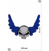 Totenkopf Skull - Fly blue