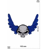 Totenkopf Totenkopf - Skull - Fly blau