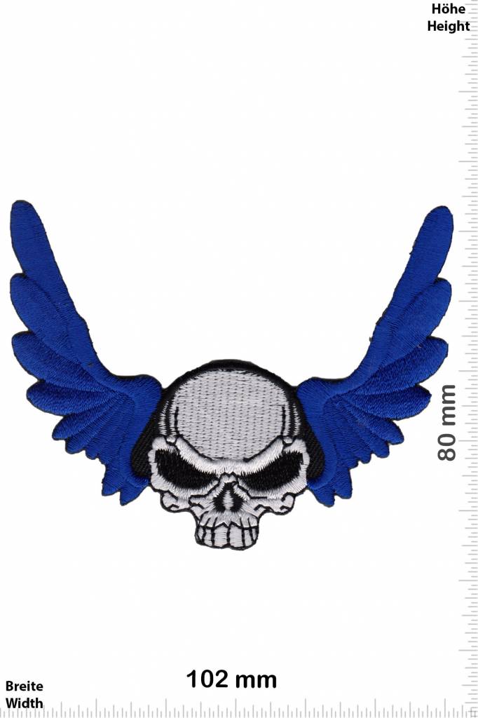 Totenkopf Totenkopf - Skull - Fly blau