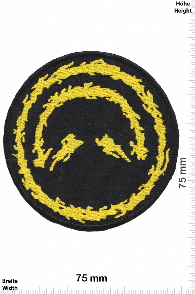 Smiley Ghost Smile - Smiley - black gold
