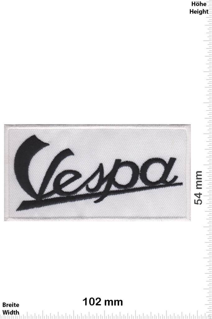 Vespa Vespa - schwarz weiss - Roller
