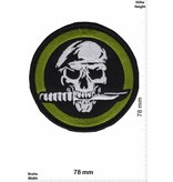 Army Skull - round