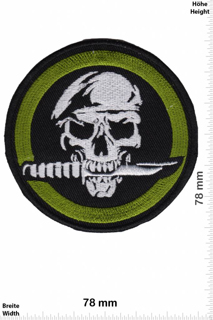 Army Totenkopf - rund