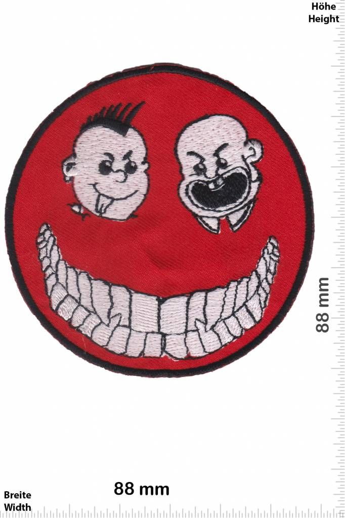 Punk Smiley red - Punk