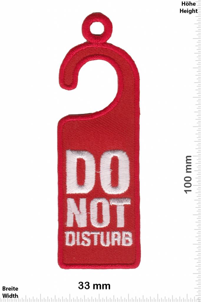 Fun Do not Disturb - rot