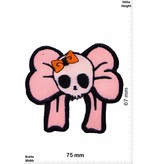 Oldschool Baby  Skull  with loop - rose