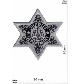 Police Sheriff - Department - Star - silver