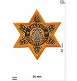 Police Sheriff - Department - Star - yellow