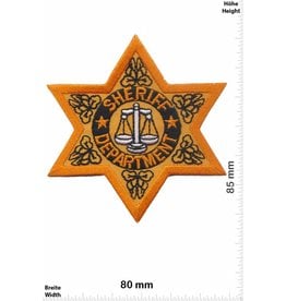 Police Sheriff - Department - Star - yellow