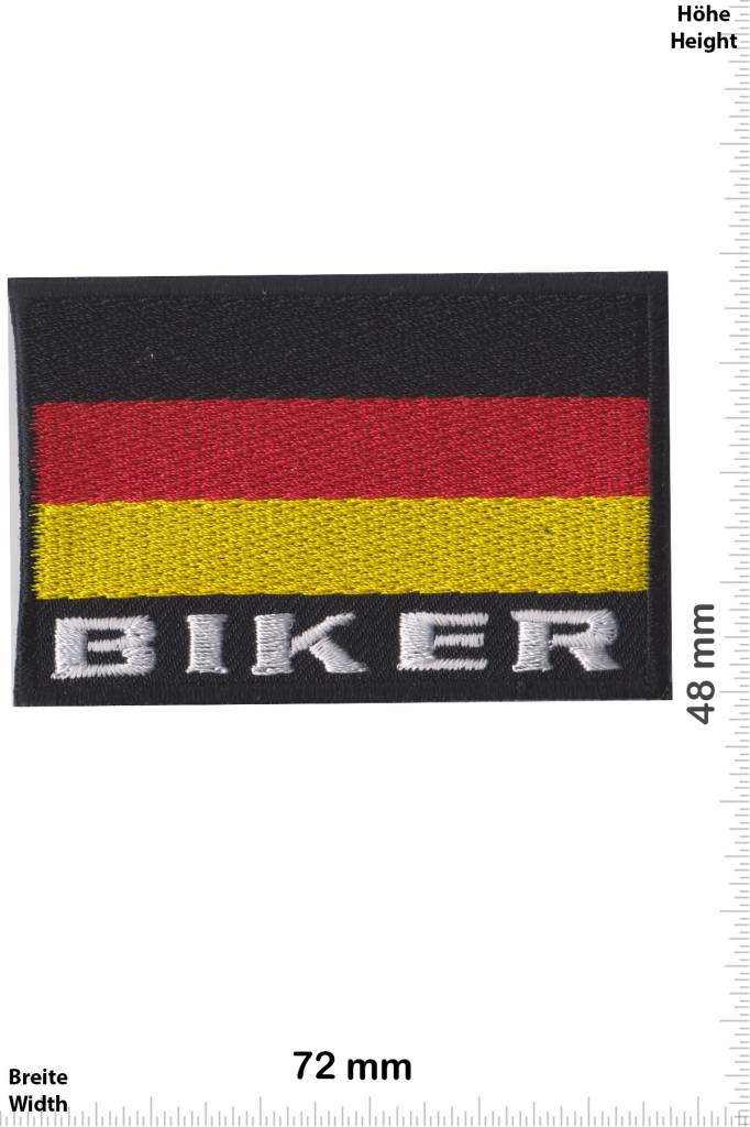 Deutschland, Germany Germany Biker Flag