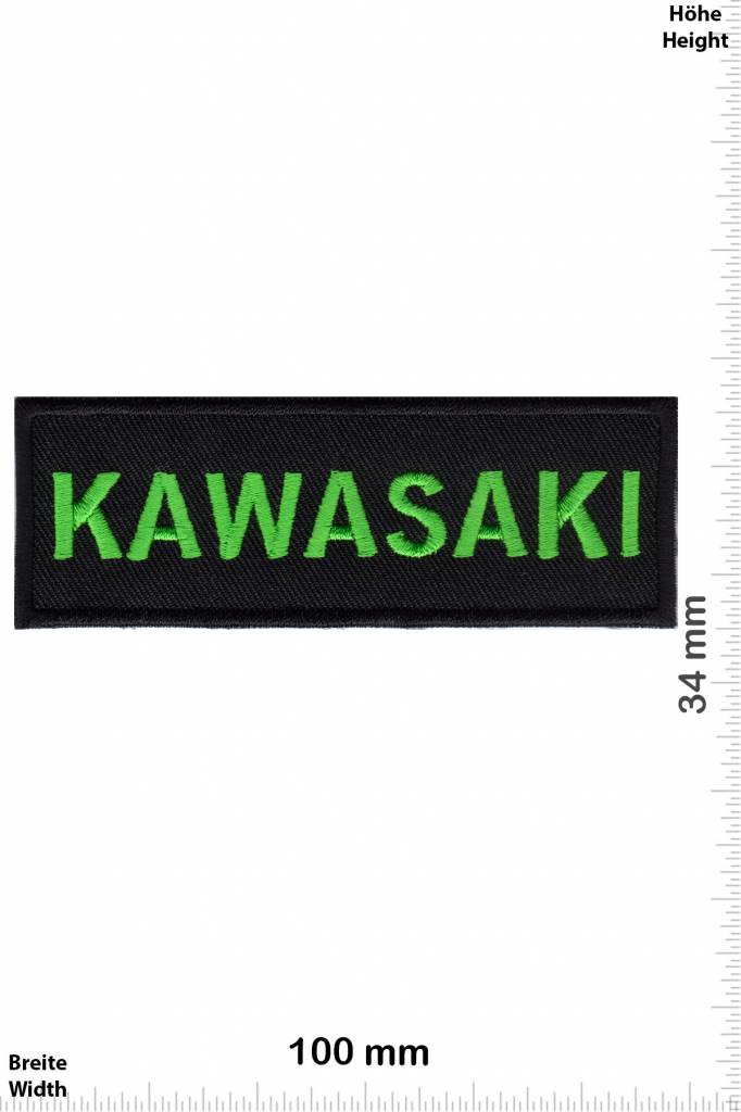 Kawasaki Ninja - green - KAWASAKI - Patch Portachiavi Adesivi -   - Il più grande Patch Negozio in tutto il mondo