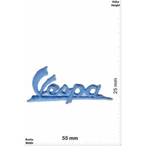 Vespa Vespa - font - small - light blue