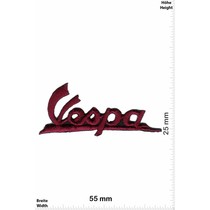 Vespa Vespa - font - small - burgundy