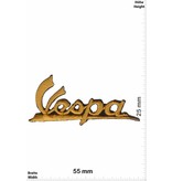 Vespa Vespa - font - small - gold