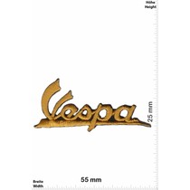 Vespa Vespa - font - small - gold