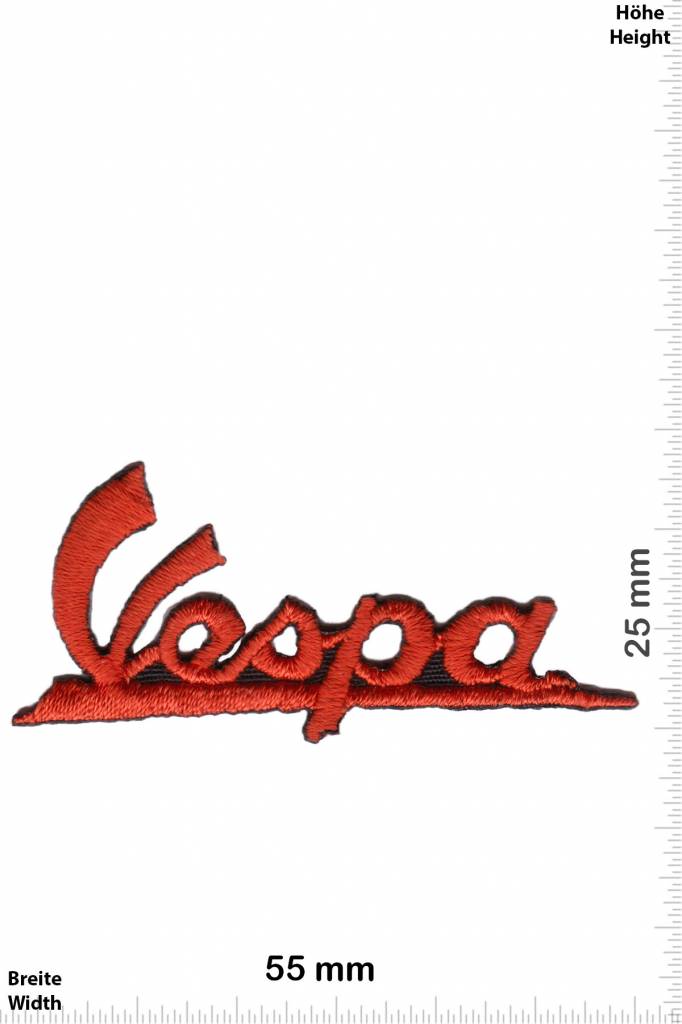 Vespa Vespa - Schrift - small - rot