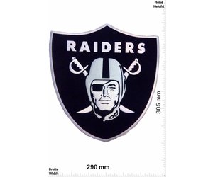 NFL RAIDERS/VADERS SHIELD LOGO IRON-ON PATCH -FREE SHIPPING!