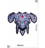 Bikerpatch Devil Skull - 26 cm