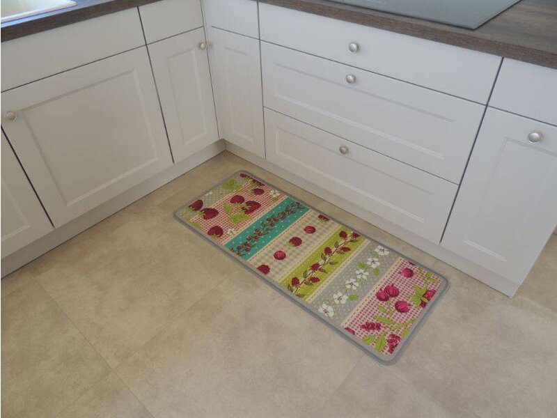 Kleurrijke tapijtloper voor de keuken