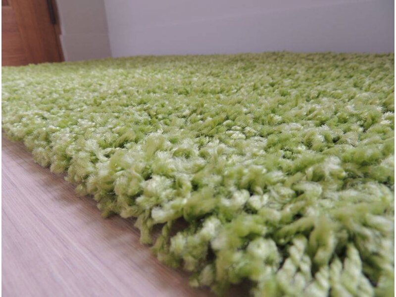 Goedkoop groen hoogpolig tapijt