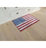 Mooi en voordelig tapijt met vintage Amerikaanse vlag of USA