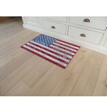 Mooi en voordelig tapijt met vintage Amerikaanse vlag of USA