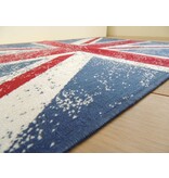Mooi en voordelig tapijt met vintage Engelse vlag
