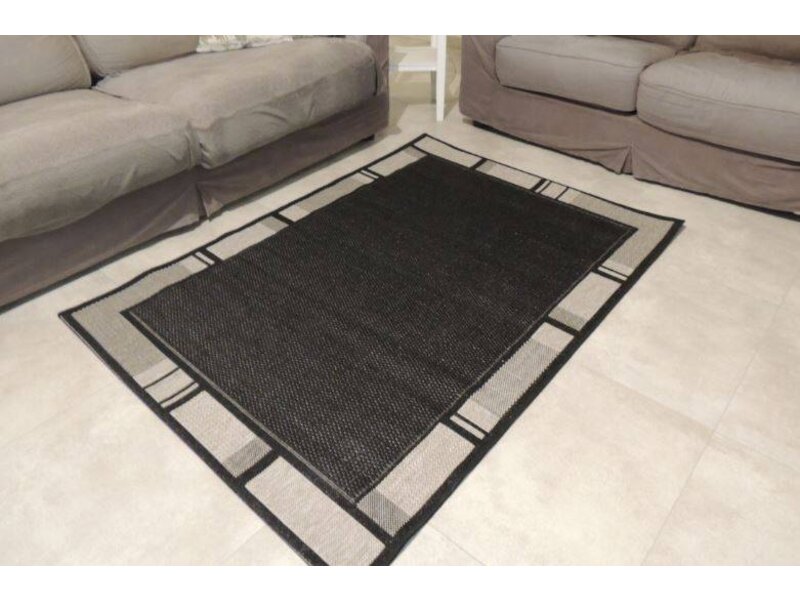 Modern vlak tapijt met sisal look New York