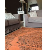 Groot en voordelig oranje vloerkleed of tapijt