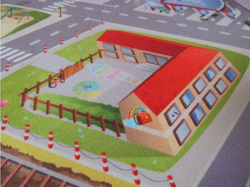 Verkeerstapijt 80x120cm of 100x150cm
