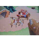 Speeltapijt fort cowboys en indianen - Western speelkleed