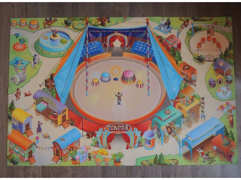 Grote speelmat Circus 100x150