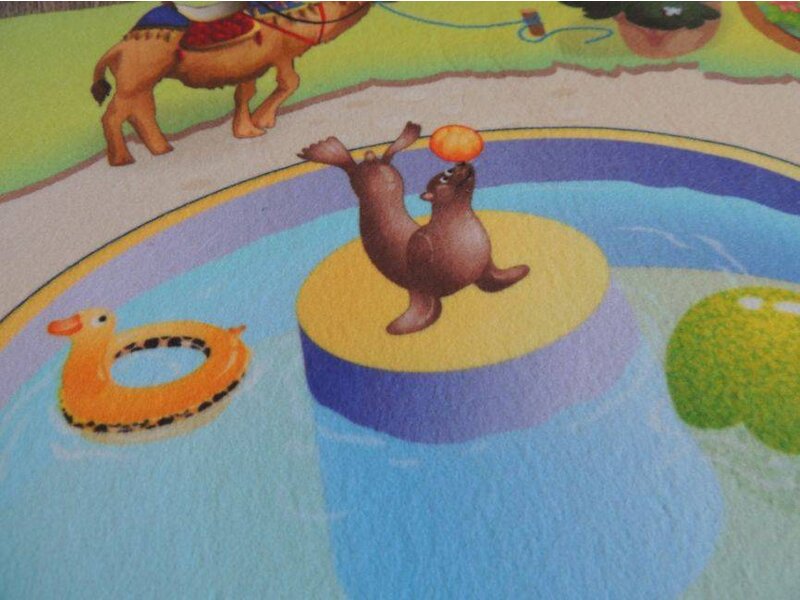 Grote speelmat Circus 100x150