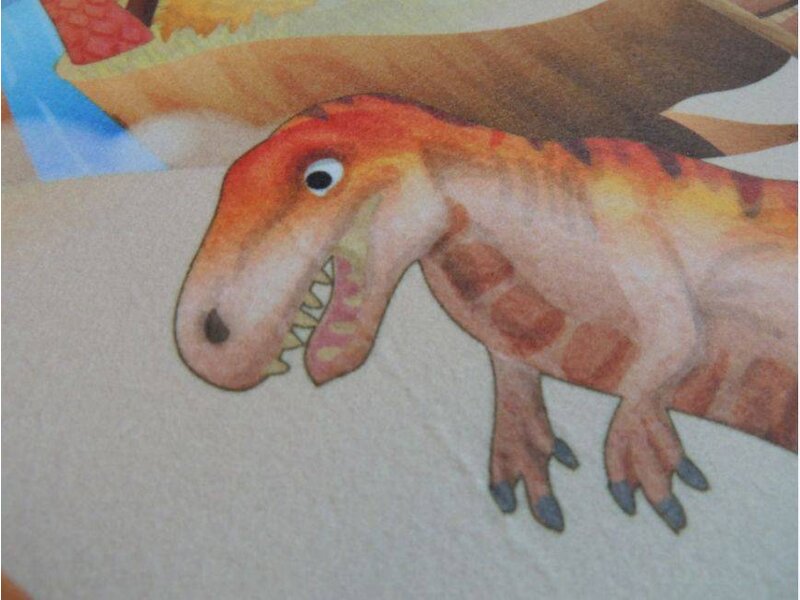 Grote speelmat dinosaurus 100x150cm