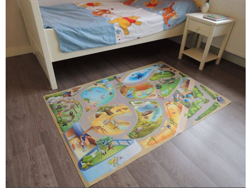 Speeltapijt Dierentuin 80x120 of 100x150cm