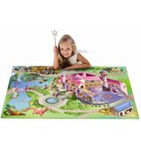 Speeltapijt prinsessen 80x120cm of 100x150cm