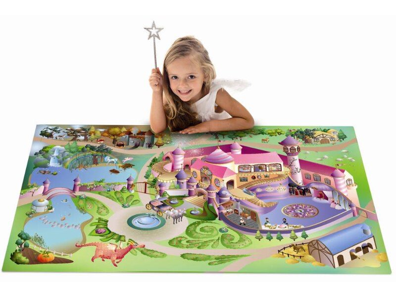 Speeltapijt prinsessen 80x120cm of 100x150cm