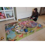 Speeltapijt prinsessen 80x120cm of 100x150cm
