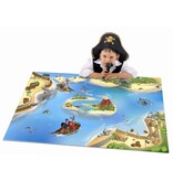 Leuk kindertapijt Piraten 80x120 of 100x150