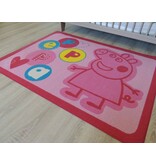 Mooi roze tapijt Peppa Pig 95x133