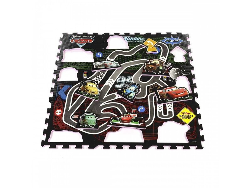 Foam puzzelmat Cars 92 x 92cm